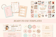 Boutique Bakery Branding Starter Kit, a Branding & Logo Template by Hell Yeah Designs (Thumbnail 11 of 19)
