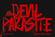 Devil Parasite - Horror Display Font