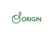 Origin Letter O logo, a Branding & Logo Template by Mauro Bertolino (Thumbnail 4 of 4)