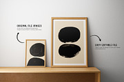 Black Bold Abstract Art Print Bundle, a Decorative Illustration by Vibrand Studio (Thumbnail 7 of 10)