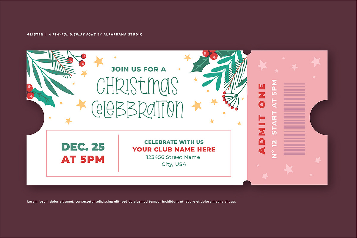 Glisten - Playful Font, a Script Font by Alpaprana (Photo 4 of 12)