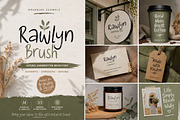 Rawlyn Brush Natural Handwritten, a Handwritten Font by Art StoreID (Thumbnail 9 of 9)