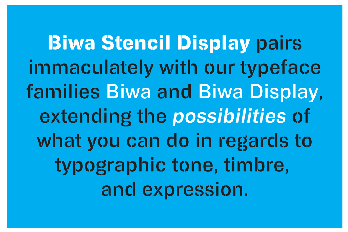 Biwa Stencil Display preview 5
