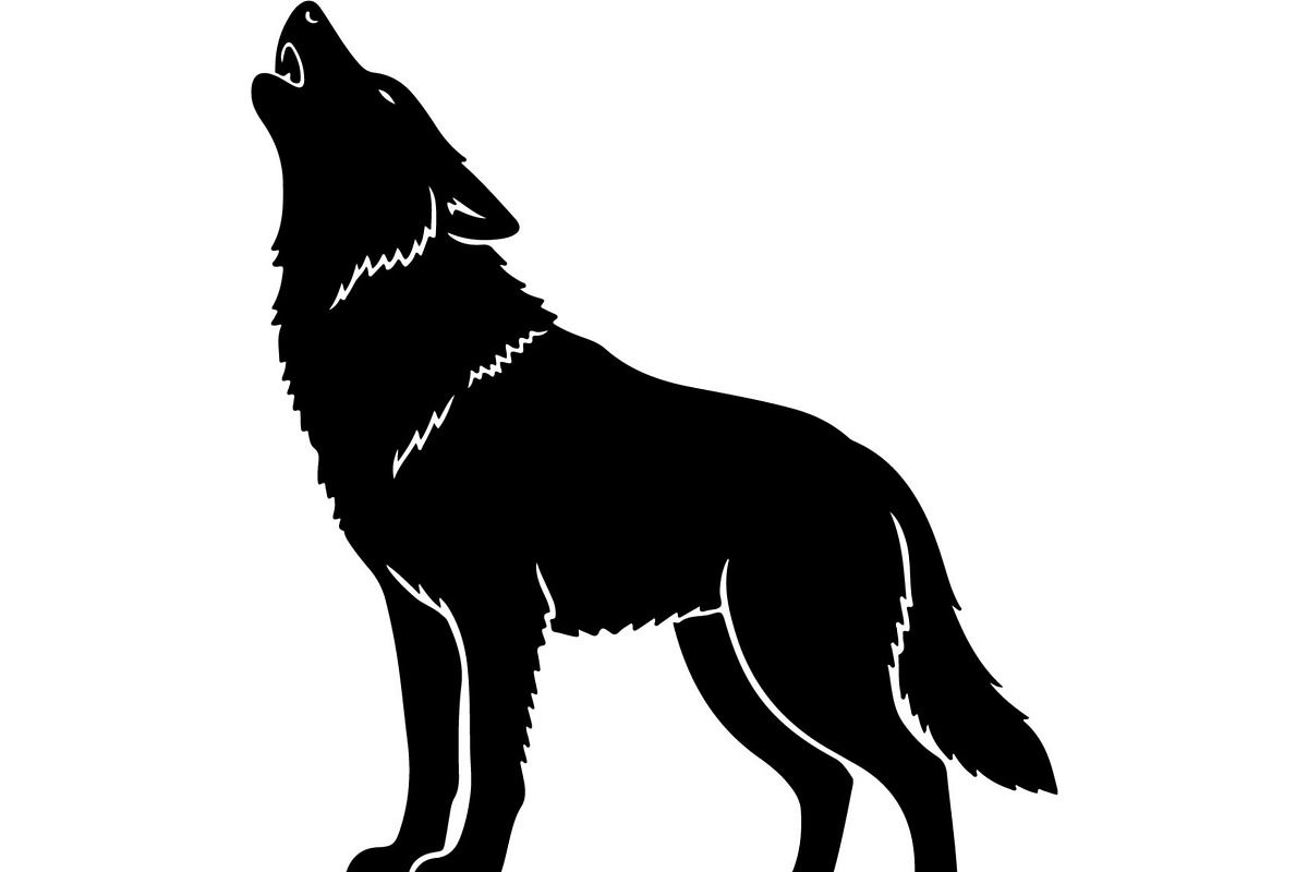 Wolf Silhouette Vector Bundle, an Animal Illustration by Designer_Momina (Photo 11 of 21)