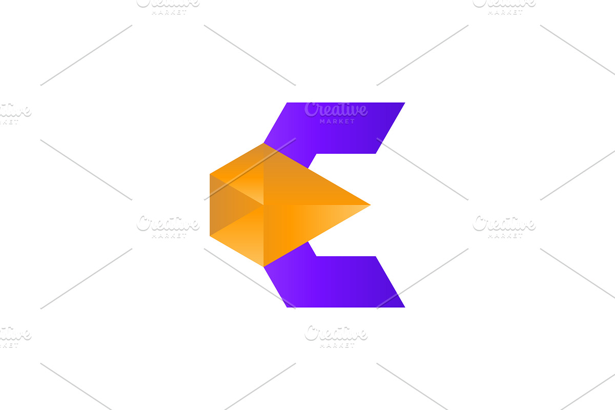 E Diamond Logo, a Branding & Logo Template by ganuDESIGN (Photo 3 of 4)