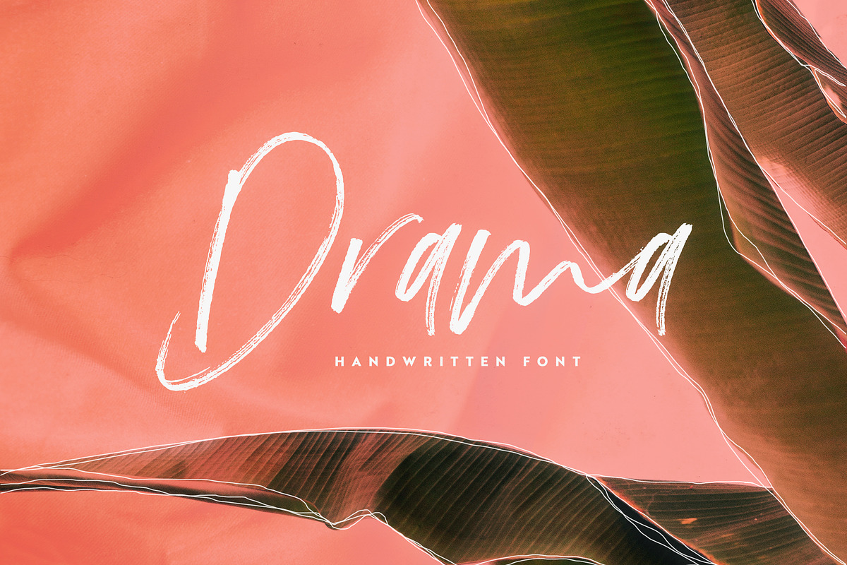 Drama | Script Font