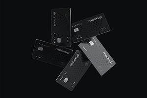 Credit And Debit Card Mockup