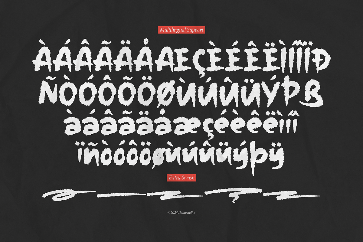 The Folacie | Rough Hand Drawn Font, a Handwritten Font by Denustudios (Photo 13 of 14)