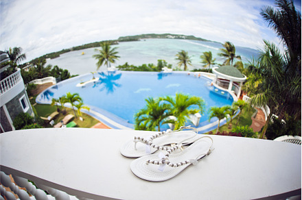 Wedding shoes on the pool background, a Beauty & Fashion Photo by Elizaveta Galitskaya