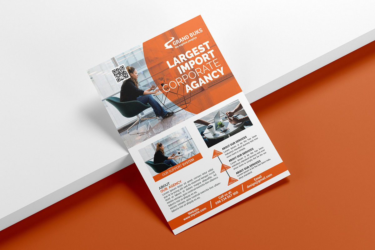 Corporate Agency Flyer, a Flyer Template by Design Up (Photo 2 of 3)