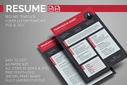 Resume Template, a Resume Template by Viktor (Thumbnail 1 of 3)