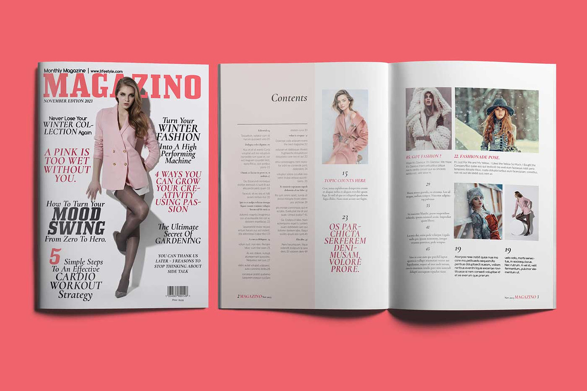 The Best Magazine Layout Design, a Magazine Template by Swayang (Photo 1 of 21)