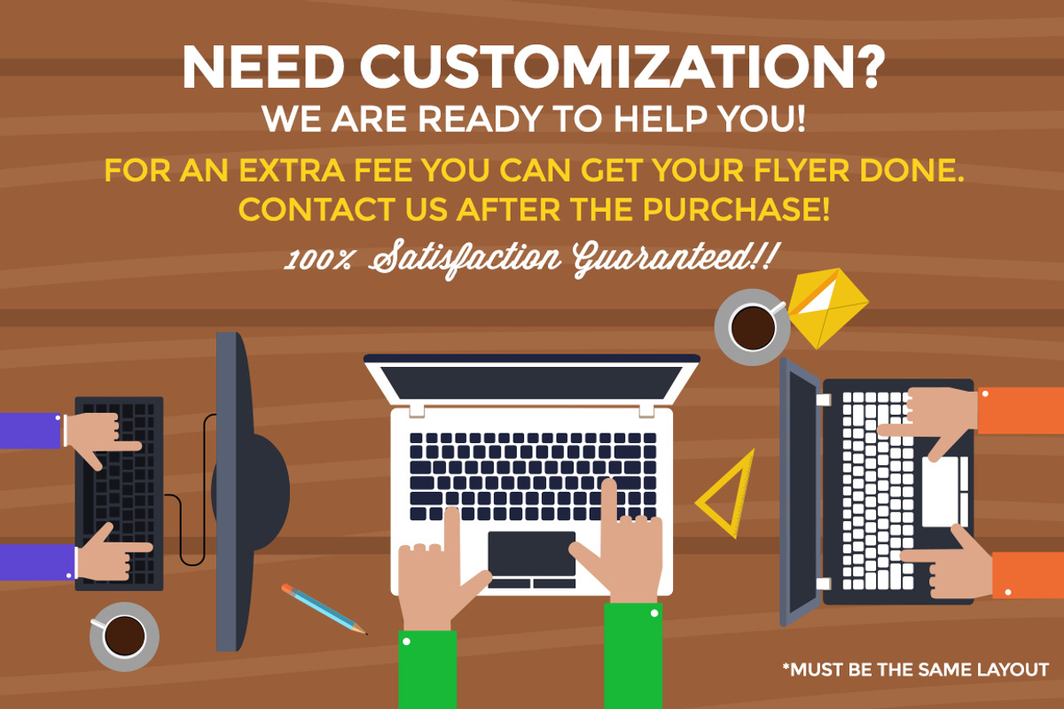 Exclusive Saturdays Flyer Template, a Flyer Template by Creative Waffle (Photo 5 of 5)