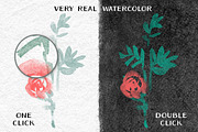 1200+ Watercolor PS Stamp Brushes, a Brush Add-On by kite-kit (Thumbnail 2 of 11)