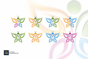 Nature / Butterfly - Logo Template