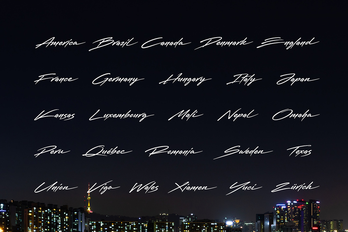 Chase Handwritten Font, a Font by sunnytudu (Photo 10 of 10)