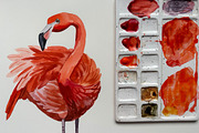 Beach summer watercolor clipart, a Seasonal Illustration by Artcard Watercolor (Thumbnail 6 of 14)