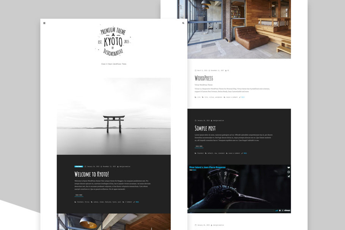 Kyoto Clean & Smart WordPress Theme, a WordPress Template by emagweb (Photo 2 of 2)