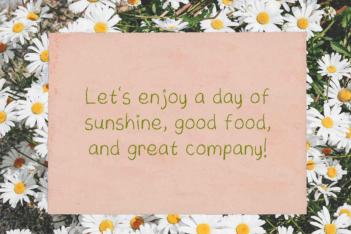 Lapin de Patisserie Pencil Font, a Handwritten Font by Perplexitics (Photo 6 of 10)