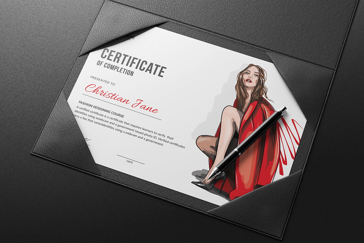 Canva Fashion Designer Certificate