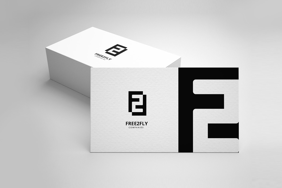 F 2 F Logo, a Branding & Logo Template by CAIRON CREATIVESTUDIO (Photo 8 of 10)