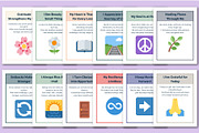 50+ Mental Resilience Affirmation, a Stationery Template by Designmela01 (Thumbnail 3 of 6)