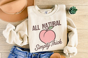 All Natural Simply Thick PNG, Peach, an Illustration by SharpMarketplace (Thumbnail 8 of 9)
