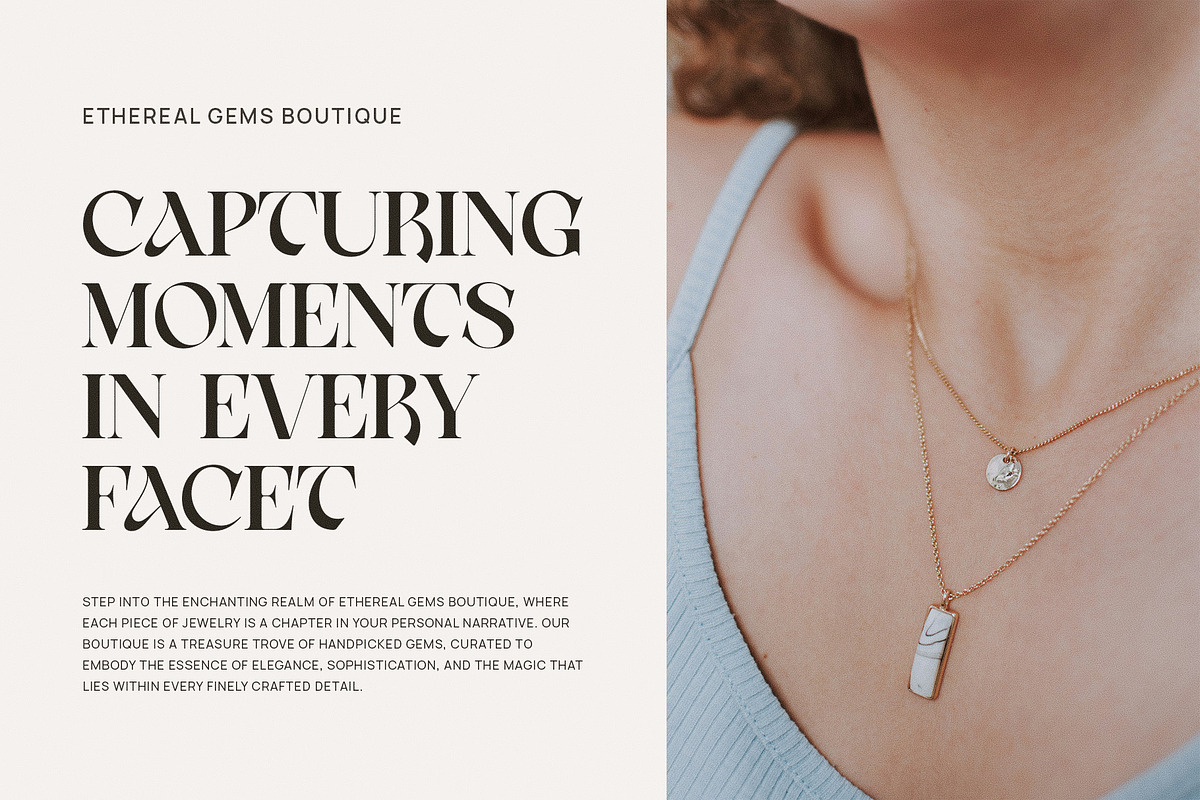 Rentika Elegant Serif Font Typeface, a Serif Font by Perfectype (Photo 3 of 6)