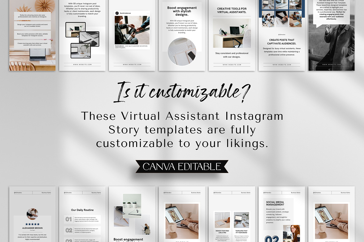 Virtual Assistant Instagram Story, a Social Media Template by Snapybiz (Photo 6 of 9)