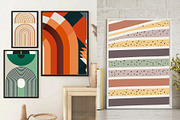 Rainbow Wall Art Print Set, a Wallpaper Graphic by Helospace (Thumbnail 6 of 10)
