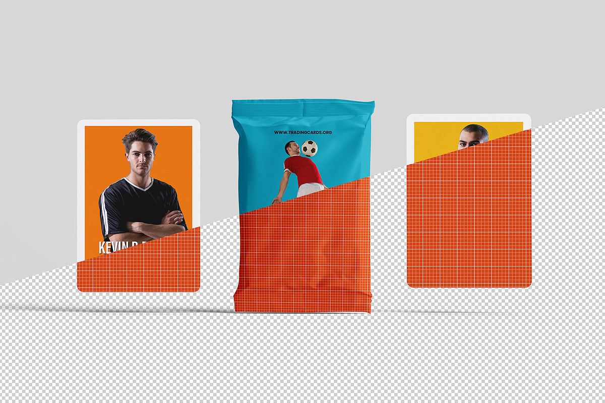 Trading Cards Mockup - 9 views, an Advertising Mockup by Illusiongraphic (Photo 11 of 19)