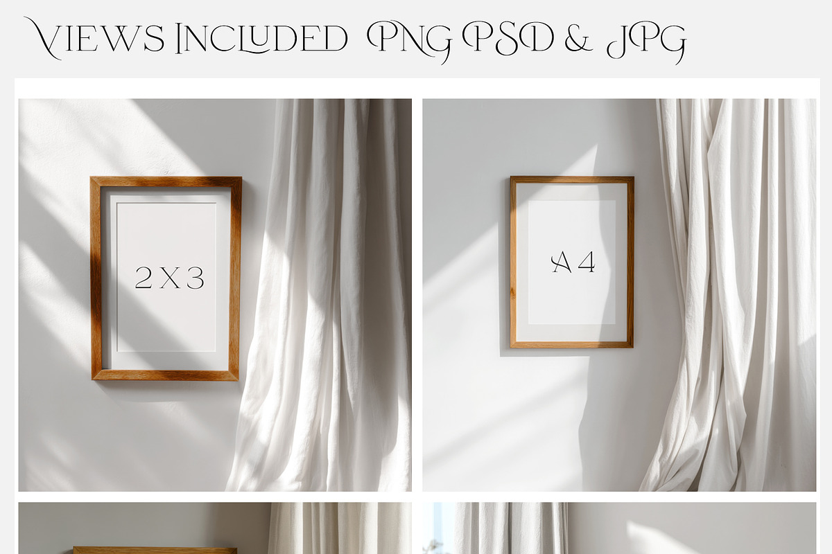 Frame & Wallpaper Mockups, a Mockup by mock-ups (Photo 2 of 29)