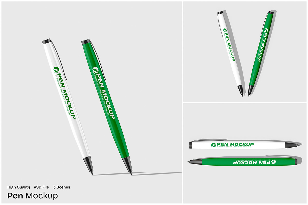 Pen Mockup, a Pens & Pencil Mockup by Unerispace (Photo 1 of 5)