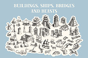 Procreate Fantasy Map Maker Brushes, a Brush Add-On by BrushBoy (Thumbnail 6 of 9)