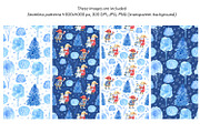 Winter Day Watercolor Collection, a Decorative Illustration by Anna Druzhkova (Thumbnail 10 of 17)