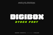 DigiBox, a Symbol Font by Sentavio (Thumbnail 1 of 6)