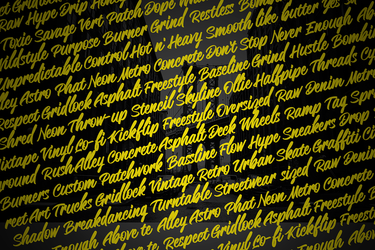 Gin & Juice - Handwritten Font, a Font by Lettering Daily (Photo 6 of 6)