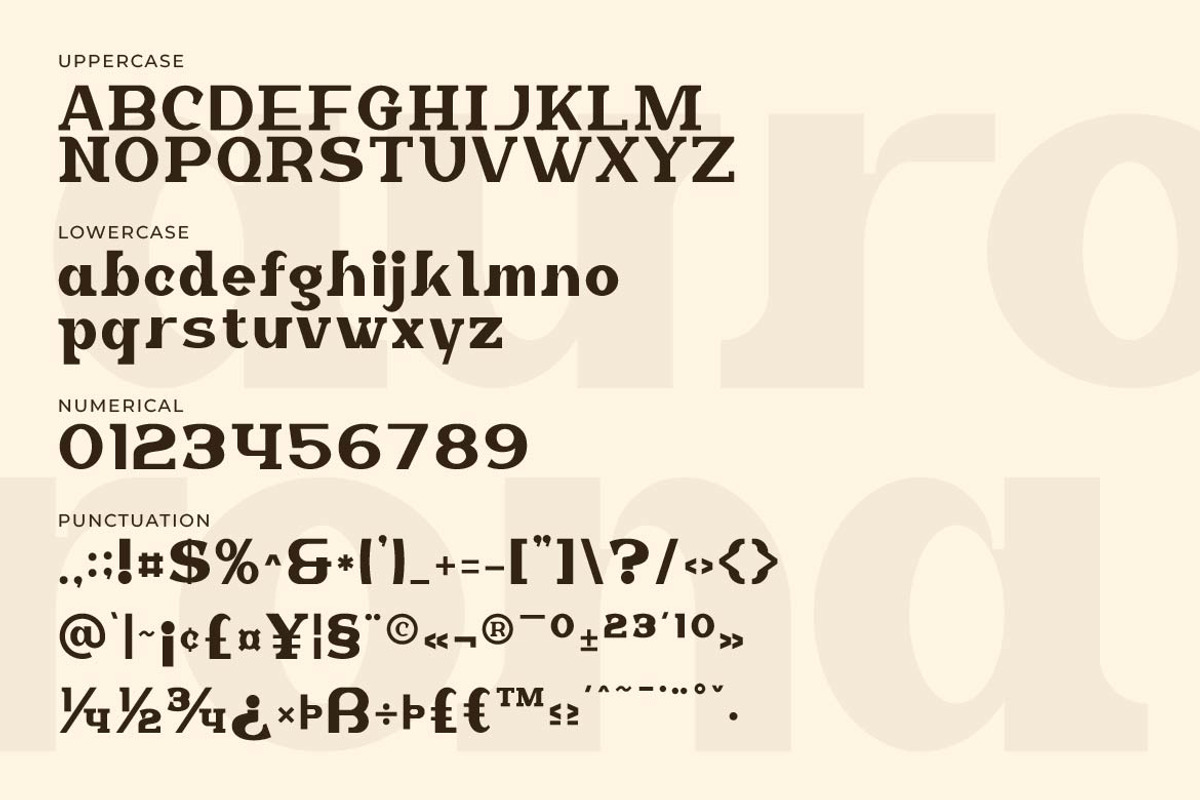 Aurona – Bold Creative Serif, a Serif Font by Artiveko (Photo 3 of 8)