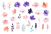Summer Breeze - Watercolor flowers, an Illustration by MariePierLaf (Thumbnail 2 of 5)