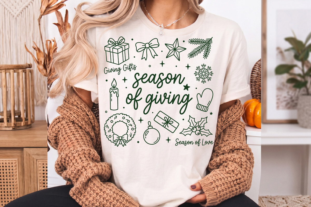 Season Of Giving Christmas PNG, a Seasonal Illustration by Libby Wishes (Photo 3 of 3)