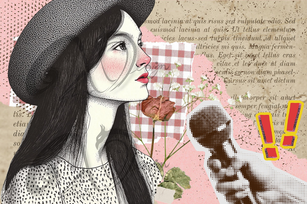 Enigmatic Women: Vintage Art, a Person Illustration by NiiiNArt (Photo 3 of 7)