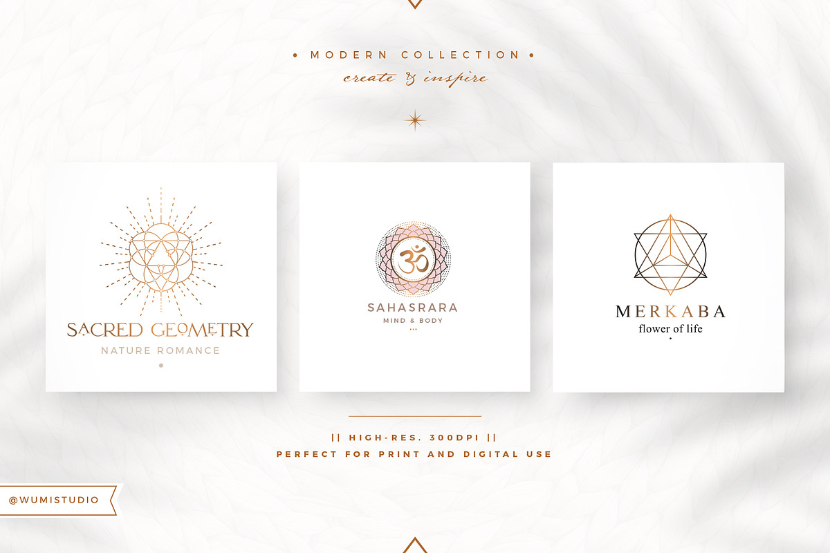 BUNDLE - Sacred Logos, a Branding & Logo Template by Wumi Studio (Photo 3 of 8)