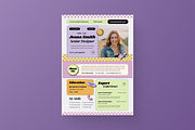 Radiant Spectrum CV Resume, a Resume Template by MMPixelCraft (Thumbnail 2 of 6)