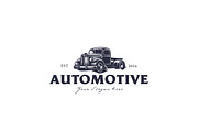 Vintage Truck, Car Logo Design, a Branding & Logo Template by Glowin_studio (Thumbnail 1 of 2)