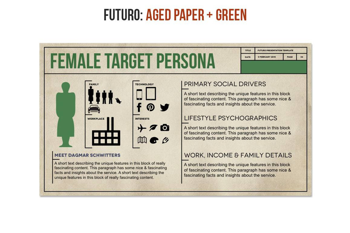 Futuro Bauhaus Powerpoint Templates, a Presentation Template by Blixa 6 Studios (Photo 10 of 13)