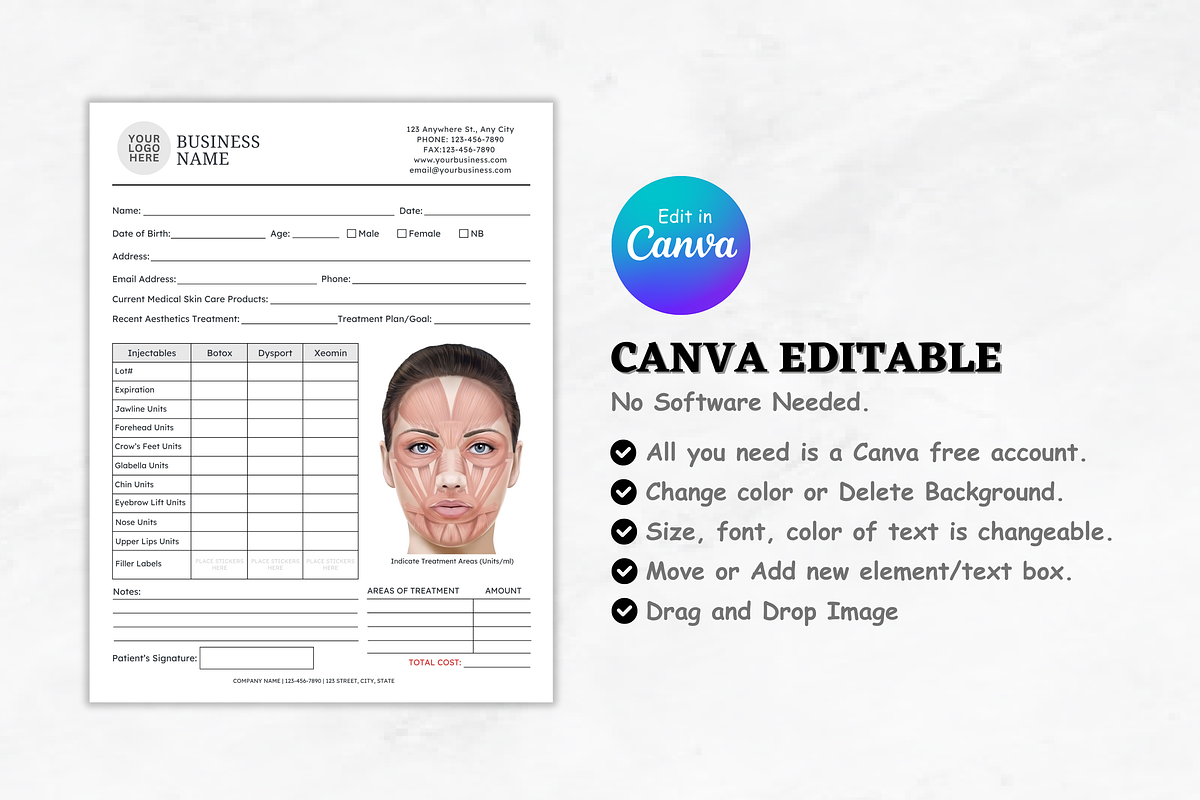 botox-and-dermal-filler-canva-form-a-stationery-template-by-coral-beauty-creative-market