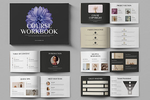 Course Workbook Layout Template, a Brochure Template by ContestDesign