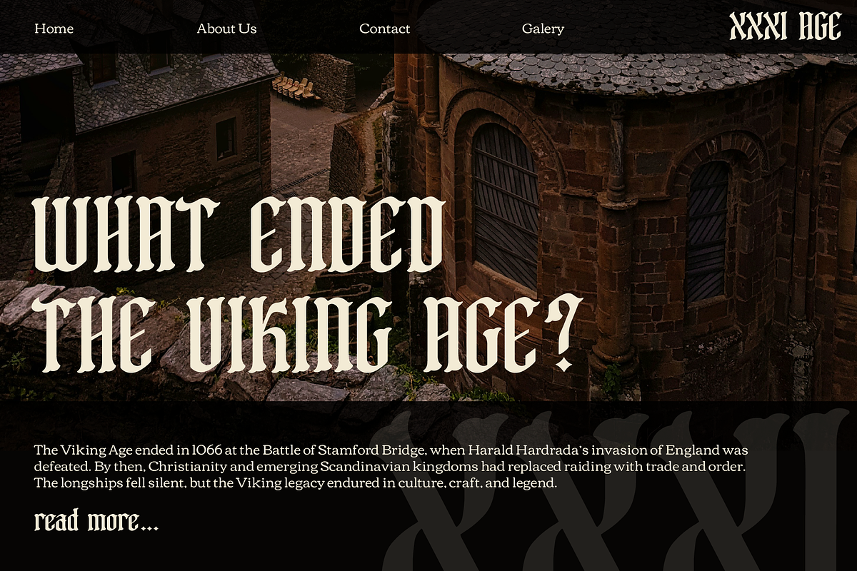 Mythic Griffin | Blackletter Font, a Blackletter Font by Denustudios (Photo 3 of 12)