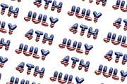 PATRIOT - USA flag foil balloon font, a Handwritten Font by ink drop (Thumbnail 5 of 5)