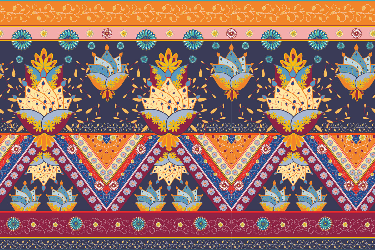 Boho Art Vector Seamless Pattern, a Pattern Graphic by Ania Illustration (Photo 2 of 9)